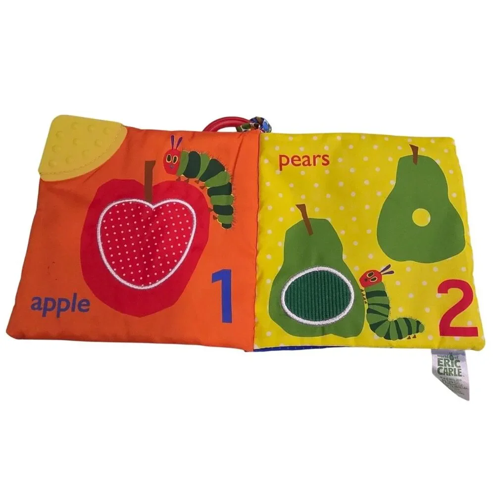World of Eric Carle The Very Hungry Caterpillar Soft Crinkle Book Teether Toy